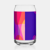 Abstrakt Art. 4897 - Lila rosa Gelb Dosenglas (Rechts)