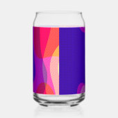 Abstrakt Art. 4897 - Lila rosa Gelb Dosenglas (Links)