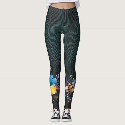 Abstrakt Art. 52 Leggings (Vorderseite)