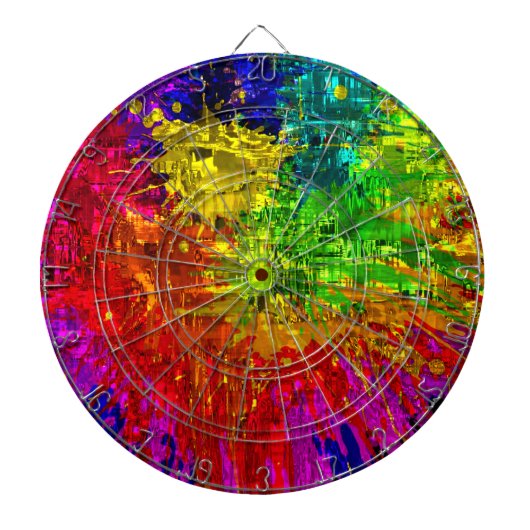 Abstrakt Art. 56 Dart-Karten Dartscheibe (vorne)