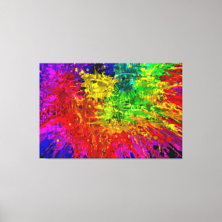 Abstrakt Art. 56 überzogene Canvas Leinwanddruck