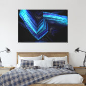 Abstrakt Art. 57 überzogene Canvas Leinwanddruck (Insitu (Schlafzimmer))