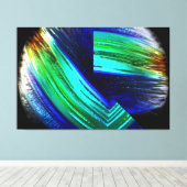 Abstrakt Art. 59 Wrapped Canvas Leinwanddruck (Insitu (Holzboden))