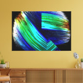 Abstrakt Art. 59 Wrapped Canvas Leinwanddruck (Insitu (Wohnzimmer))