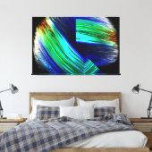 Abstrakt Art. 59 Wrapped Canvas Leinwanddruck (Insitu (Schlafzimmer))
