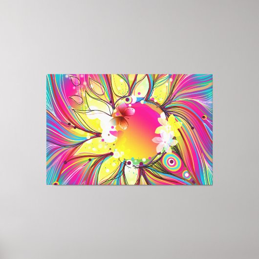 Abstrakt Art. 60 überzogene Canvas Leinwanddruck (Vorderseite)