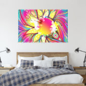 Abstrakt Art. 60 überzogene Canvas Leinwanddruck (Insitu (Schlafzimmer))