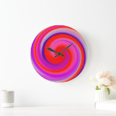 Abstrakt Art. 6 Große Wanduhr (Zuhause)