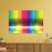 Abstrakt Art. 6 überzogene Canvas Leinwanddruck (Insitu (Wohnzimmer))