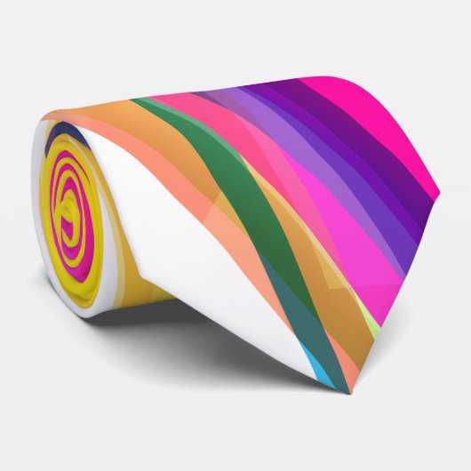 Abstrakt Art. 7 Krawatte (Gerollt)