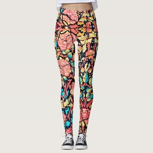 Abstrakt Art. 802 Leggings (Vorderseite)