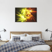 Abstrakt Art. 8 Wrapped Canvas Leinwanddruck (Insitu (Schlafzimmer))