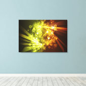 Abstrakt Art. 8 Wrapped Canvas Leinwanddruck (Insitu (Holzboden))