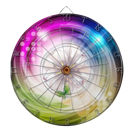 Abstrakt Art 9A Dart Board Dartscheibe (vorne)