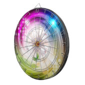 Abstrakt Art 9A Dart Board Dartscheibe (Vorderseite rechts)