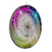 Abstrakt Art 9A Dart Board Dartscheibe (Vorderseite Links)