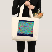 Abstrakt Art Bag Jumbo Stoffbeutel (Vorderseite (Produkt))