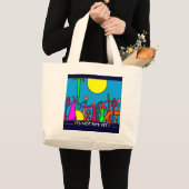 Abstrakt Art Bag Jumbo Stoffbeutel (Vorderseite (Produkt))