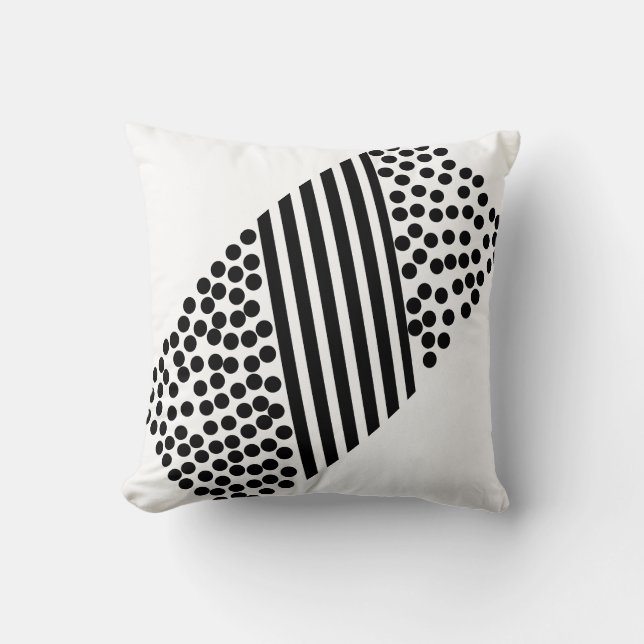Abstrakt Art Balls Linien Muster Kissen Kissen (Vorderseite)