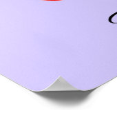 Abstrakt Art Bamboo Pflanze in einer Vase Poster (Ecke)