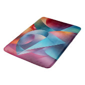 Abstrakt Art Bath Mat Badematte (Schrägansicht)
