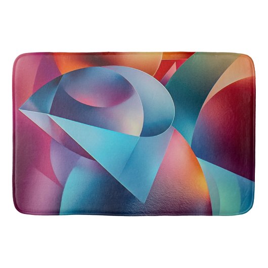 Abstrakt Art Bath Mat Badematte (Vorderseite)
