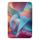 Abstrakt Art Bath Mat Badematte (Vorderseite Vertikal)