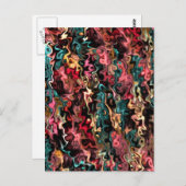 Abstrakt Art Big Goals Postkarte (Vorne/Hinten)