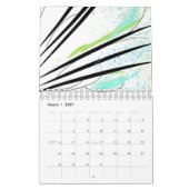 Abstrakt Art Black Line Modern Artwork Color Kalender (Mär 2027)