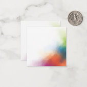 Abstrakt Art Blank Template trendy farbenfroh Mitteilungskarte (Vorderseite/Rückseite Beispiel)