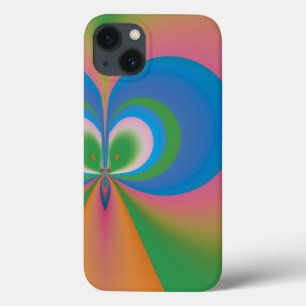 Abstrakt Art Blue Butterfly Case-Mate iPhone Hülle