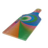 Abstrakt Art Blue Butterfly Schneidebrett (Ecke)