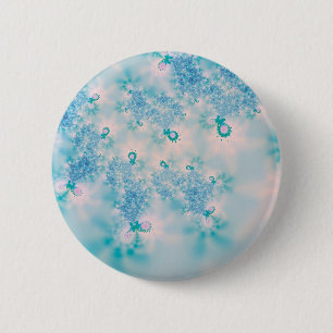 Abstrakt Art Blue Mediation Button
