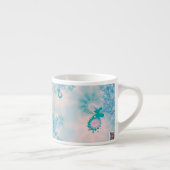 Abstrakt Art Blue Mediation Espressotasse (Rechts)