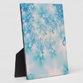 Abstrakt Art Blue Mediation Fotoplatte (Seite)
