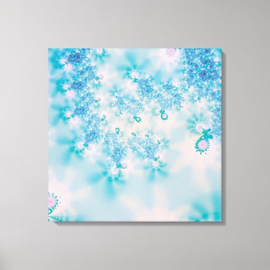 Abstrakt Art Blue Mediation Leinwanddruck (Vorderseite)