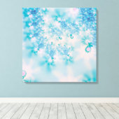 Abstrakt Art Blue Mediation Leinwanddruck (Insitu (Holzboden))