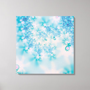 Abstrakt Art Blue Mediation Leinwanddruck