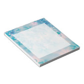 Abstrakt Art Blue Mediation Notizblock (angewinkelt)