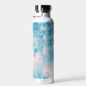 Abstrakt Art Blue Mediation Trinkflasche (Rechts)
