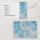 Abstrakt Art Blue Mediation Visitenkarte (Vorne/Hinten)