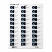 Abstrakt Art Blue Star (Vorne)