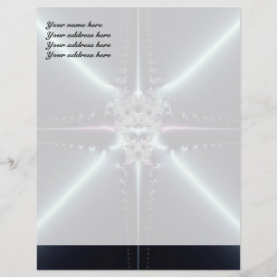 Abstrakt Art Blue Star Briefkopf