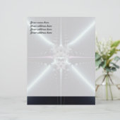 Abstrakt Art Blue Star Briefkopf (Stehend Vorderseite)