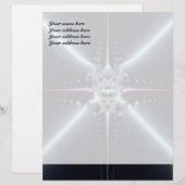 Abstrakt Art Blue Star Briefkopf (Vorne/Hinten)