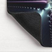 Abstrakt Art Blue Star Mousepad (Ecke)