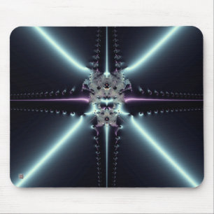 Abstrakt Art Blue Star Mousepad