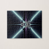 Abstrakt Art Blue Star Puzzle (Horizontal)