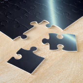 Abstrakt Art Blue Star Puzzle (Seite)