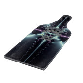 Abstrakt Art Blue Star Schneidebrett (Ecke)